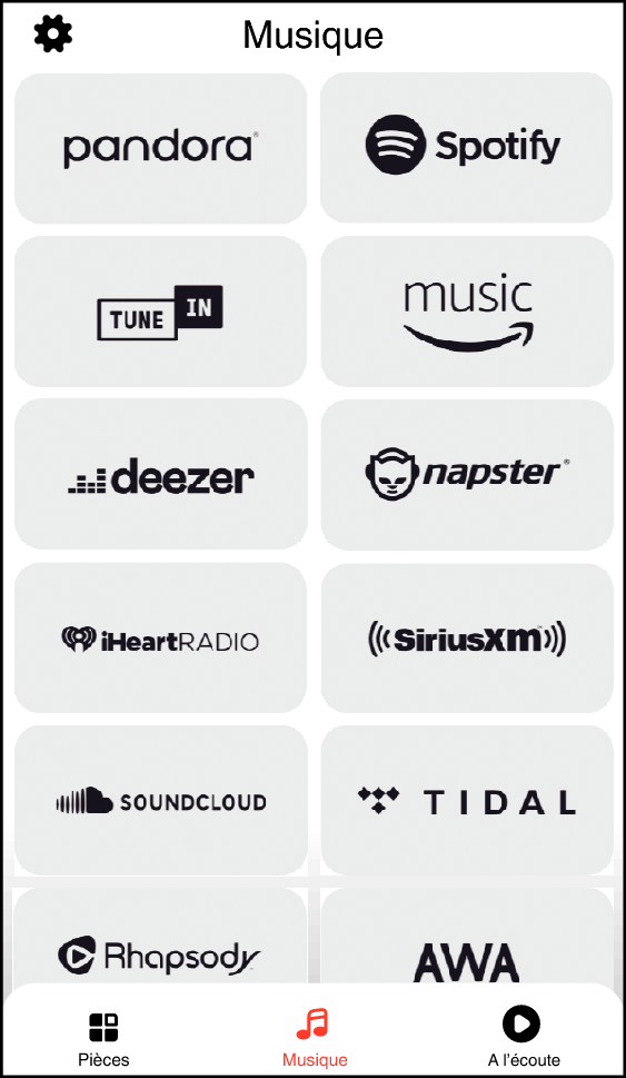 App Music tab
